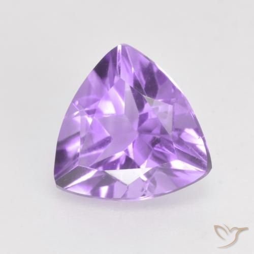 1.60ct Naturale Viola medio Ametista, Taglio trillion, VVS-VS