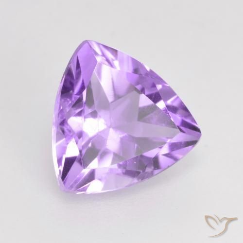 Ametista Deep Iris Violetta naturale da 1.69 ct, Taglio trillion, VVS-VS
