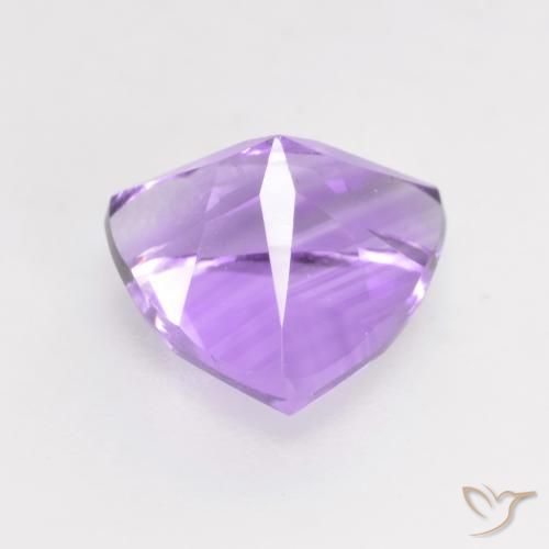 Ametista Deep Iris Violetta naturale da 1.69 ct, Taglio trillion, VVS-VS
