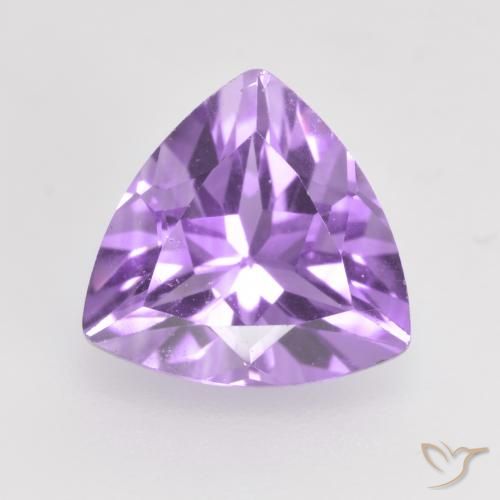 1.58ct Naturale Viola medio Ametista, Taglio trillion, VS