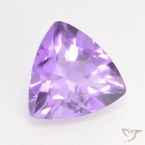 Ametista Iris Violetta naturale da 1.64 ct, Taglio trillion, VS