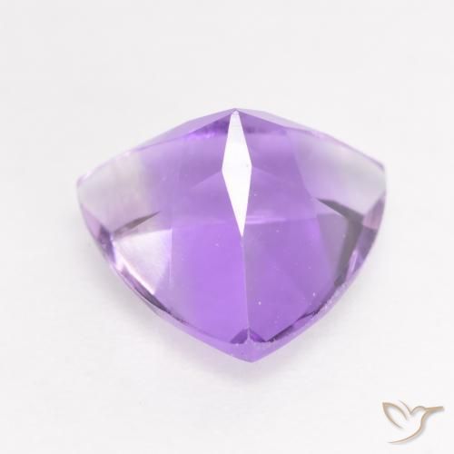 Ametista Iris Violetta naturale da 1.64 ct, Taglio trillion, VS