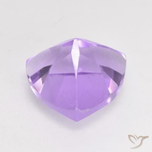 Ametista Viola rosato chiaro naturale da 1.78 ct, Taglio trillion, VS