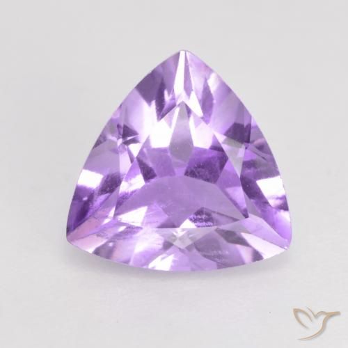 1.51ct Naturale Viola medio Ametista, Taglio trillion, VS