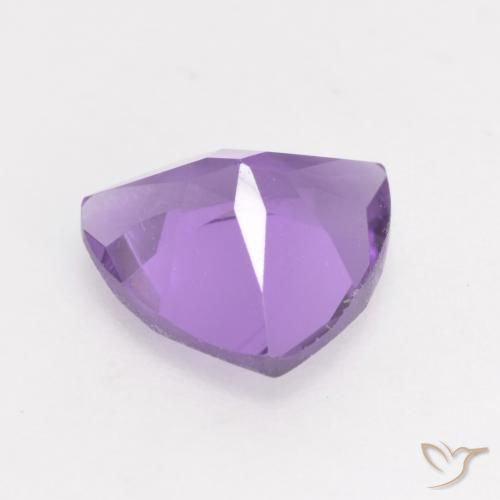 Ametista Iris Violetta naturale da 1.44 ct, Taglio trillion, VS