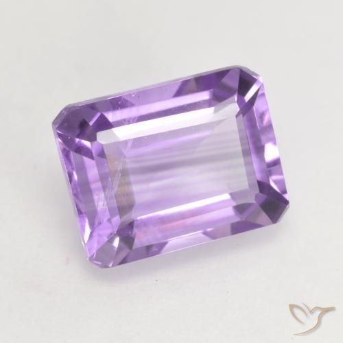 Ametista Viola medio naturale da 2.40 ct, Ottagonale / Taglio smeraldo, VS