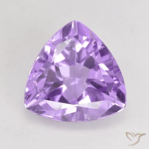 2.89ct Naturale Viola medio Ametista, Taglio trillion, VVS-VS