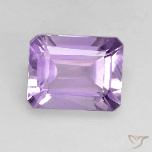 2.17ct Naturale Viola medio Ametista, Taglio smeraldo, VVS-VS