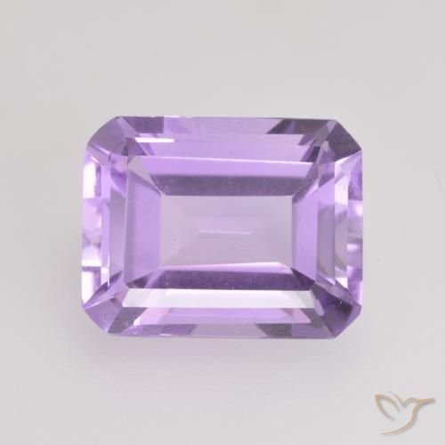 2.10ct Naturale Viola medio Ametista, Taglio smeraldo, VVS-VS