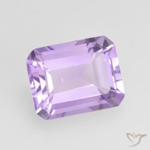 Ametista Viola medio naturale da 2.10 ct, Ottagonale / Taglio smeraldo, VVS-VS