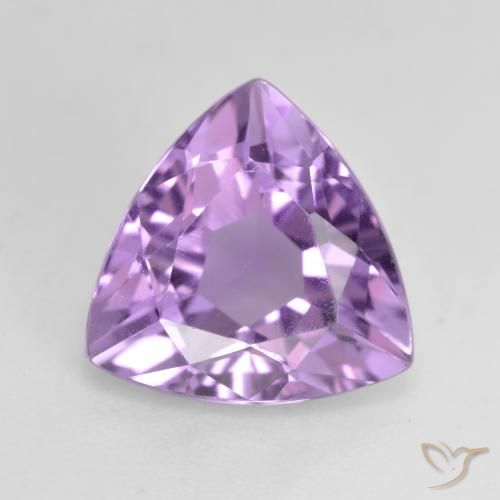 2.70ct Naturale Viola violaceo medio Ametista, Taglio trillion, VS