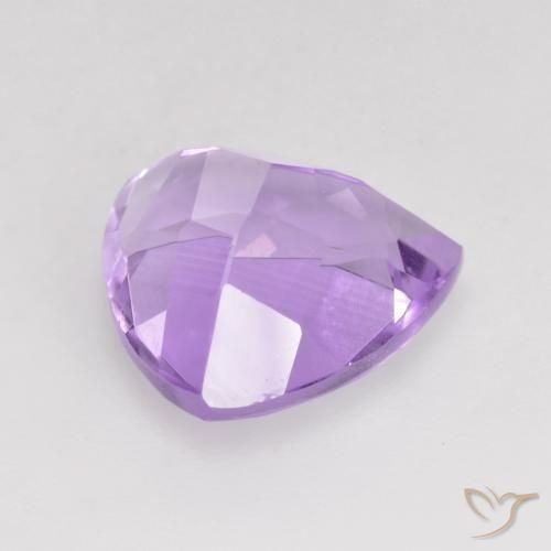 Ametista Viola rosato brillante naturale da 2.94 ct, Taglio trillion, VVS-VS
