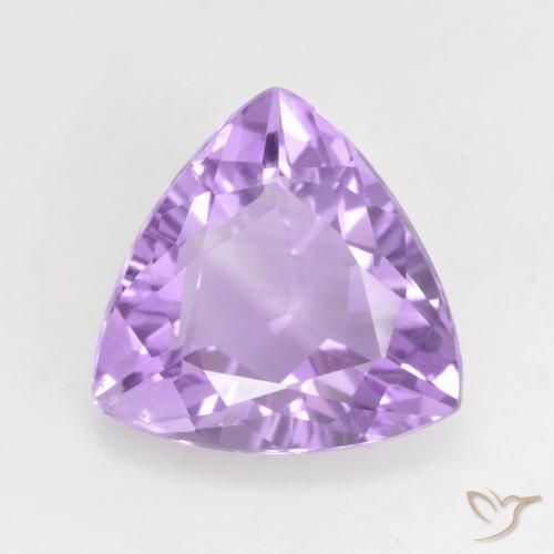 2.80ct Naturale Viola chiaro Ametista, Taglio trillion, VVS-VS