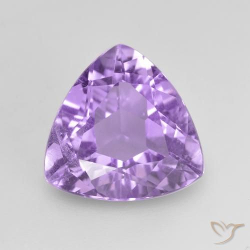 2.70ct Naturale Viola medio Ametista, Taglio trillion, VVS-VS
