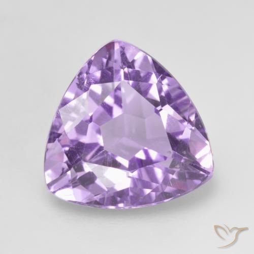 3.06ct Naturale Viola medio Ametista, Taglio trillion, VVS-VS