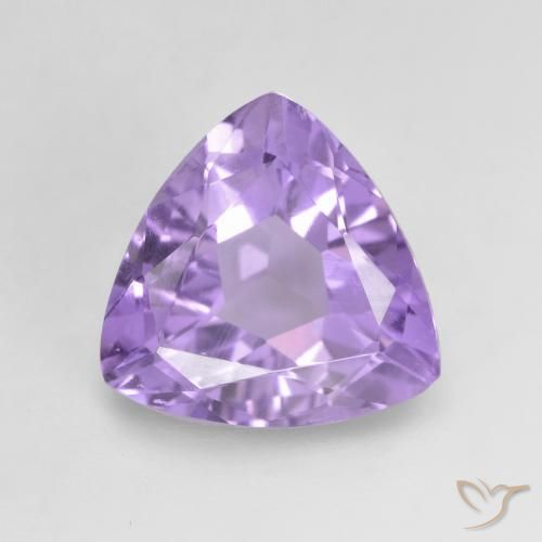 2.66ct Naturale Viola medio Ametista, Taglio trillion, VVS-VS