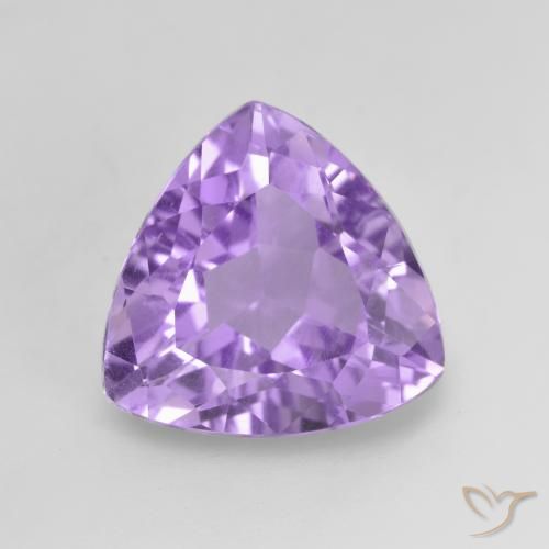 2.96ct Naturale Viola medio Ametista, Taglio trillion, VVS-VS