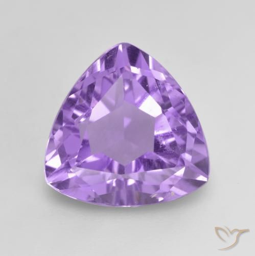 3.14ct Naturale Viola medio Ametista, Taglio trillion, VVS-VS