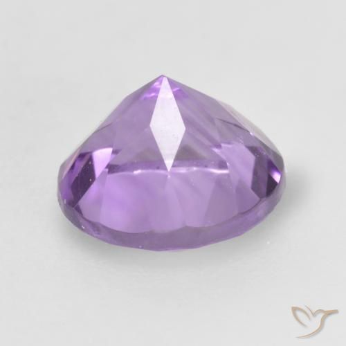 Ametista Viola medio naturale da 1.26 ct, Rotondo, VS