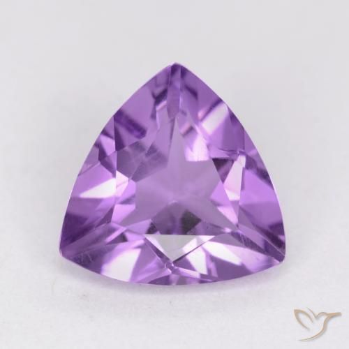 1.68ct Naturale Viola violaceo intenso Ametista, Taglio trillion, VS