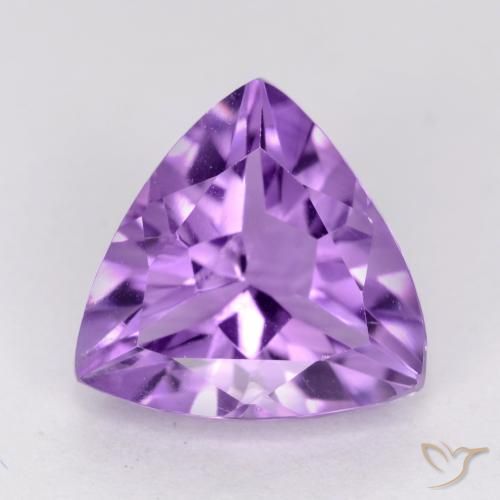 2.07ct Naturale Viola medio Ametista, Taglio trillion, VS