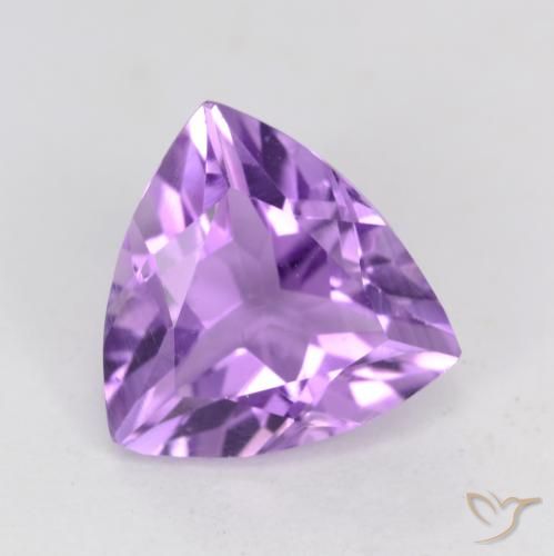 2.08ct Naturale Viola medio Ametista, Taglio trillion, VS