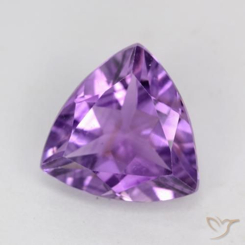2.06ct Naturale Viola violaceo intenso Ametista, Taglio trillion, VS