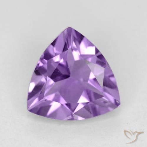 1.93ct Naturale Viola scuro Ametista, Taglio trillion, VVS-VS