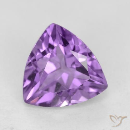 2.33ct Naturale Viola medio Ametista, Taglio trillion, VVS-VS