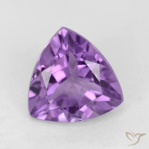 2.34ct Naturale Viola medio Ametista, Taglio trillion, VVS-VS