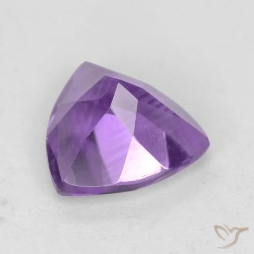Ametista Viola Intenso naturale da 2.17 ct, Taglio trillion, VVS-VS