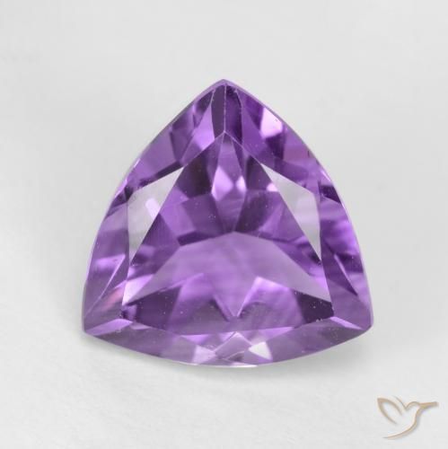 2.33ct Naturale Viola medio Ametista, Taglio trillion, VVS-VS