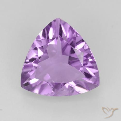 2.07ct Naturale Viola violaceo medio Ametista, Taglio trillion, VS