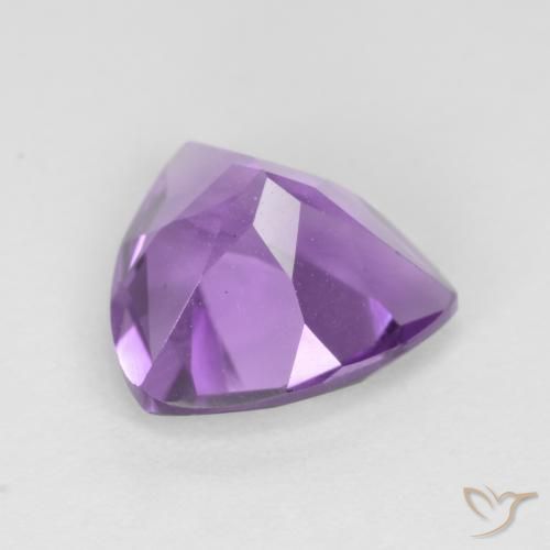 Ametista violaceo naturale da 1.99 ct, Taglio trillion, VVS-VS