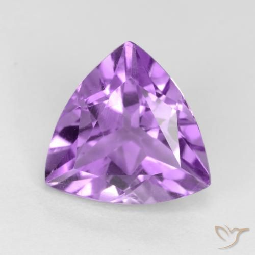 2.19ct Naturale Viola violaceo intenso Ametista, Taglio trillion, VVS-VS