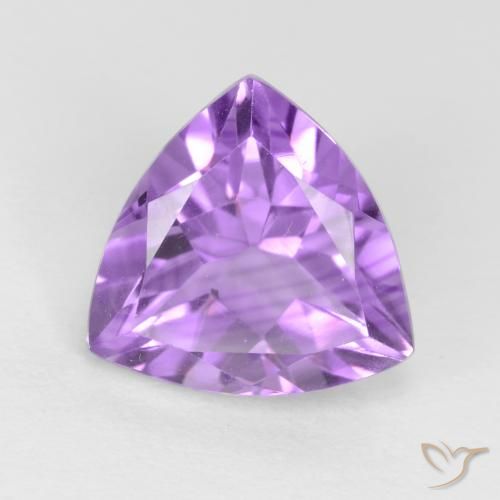 2.32ct Naturale Viola medio Ametista, Taglio trillion, VVS-VS