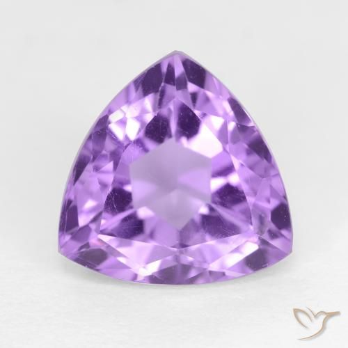 3.16ct Naturale Viola medio Ametista, Taglio trillion, VS