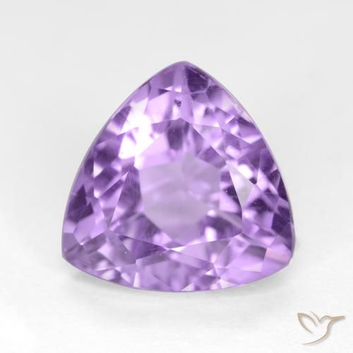 3.21ct Naturale Viola medio Ametista, Taglio trillion, VS