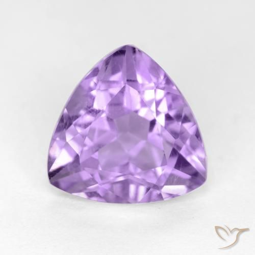 Ametista Viola tendente al rosa naturale da 2.85 ct, Taglio trillion, VS