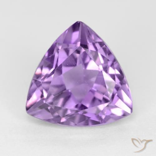3.03ct Naturale Viola medio Ametista, Taglio trillion, VS