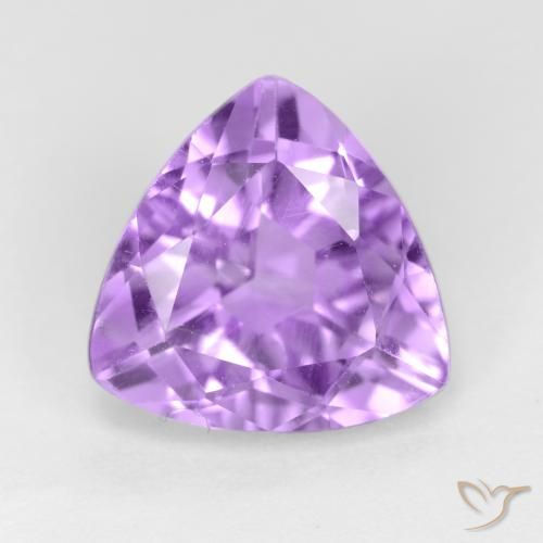 2.91ct Naturale Viola chiaro Ametista, Taglio trillion, VS