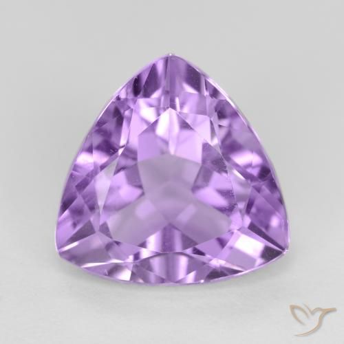 3.01ct Naturale Viola tendente al rosa Ametista, Taglio trillion, VS