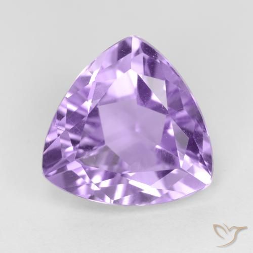 2.97ct Naturale Viola medio Ametista, Taglio trillion, VS