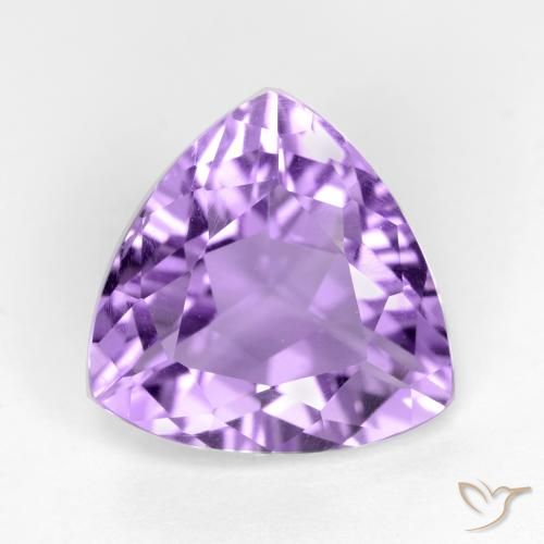 2.65ct Naturale Viola medio Ametista, Taglio trillion, VS