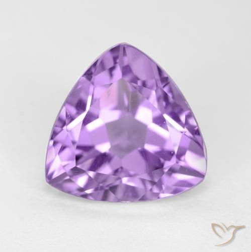 3.10ct Naturale Viola tendente al rosa Ametista, Taglio trillion, VS