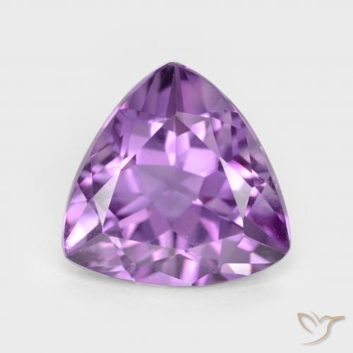 2.83ct Naturale violaceo Ametista, Taglio trillion, VS