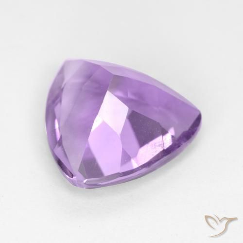 Ametista Viola scuro naturale da 2.66 ct, Taglio trillion, VS
