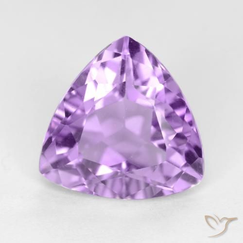 2.86ct Naturale Viola medio Ametista, Taglio trillion, VS