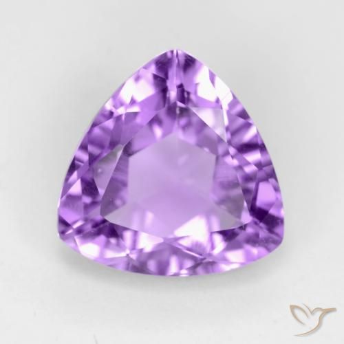 2.78ct Naturale Viola medio Ametista, Taglio trillion, VVS-VS