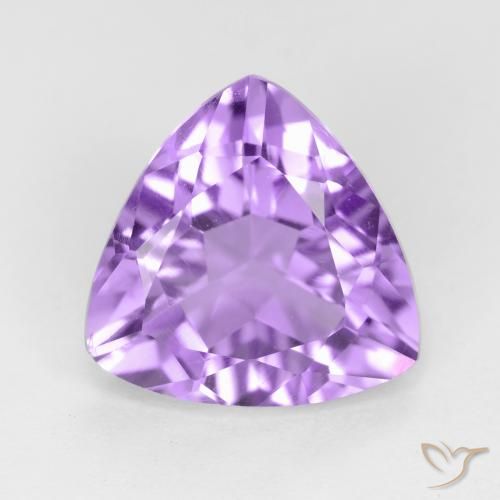 2.71ct Naturale Viola medio Ametista, Taglio trillion, VVS-VS